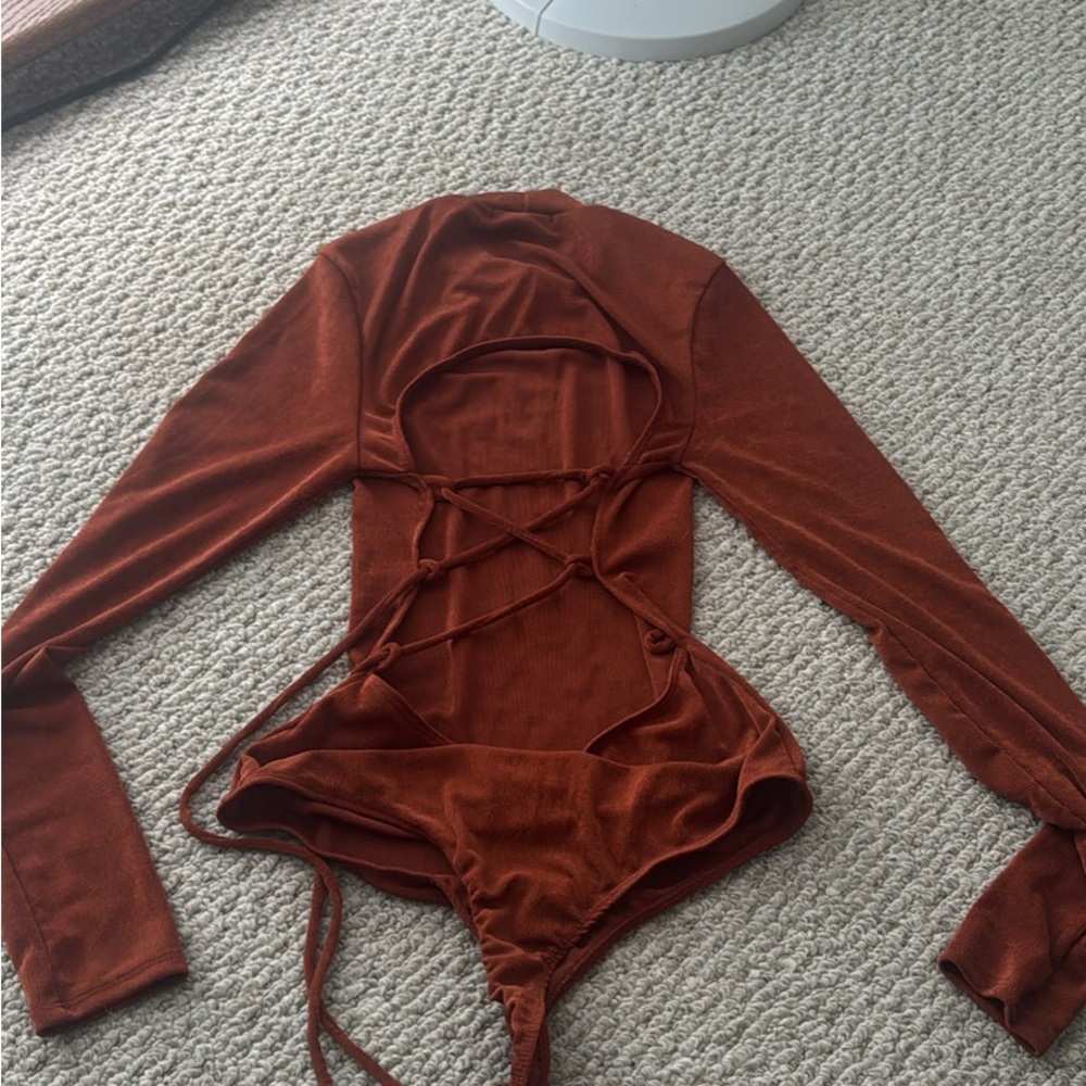 Rust Brown womens One Piece